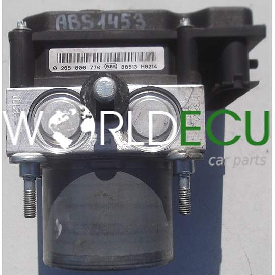 ABS PUMP OPEL CORSA MERIVA TIGRA BOSCH 0 265 232 212, 0265232212, 13276461 HG, 13276461HG, 0 265 800 770, 0265800770