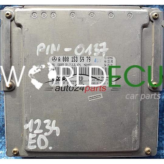 ECU ENGINE CONTROLLER MERCEDES VITO 2.2 220 CDI BOSCH 0281010927, 0 281 010 927, A0001535979, A 000 153 59 79, 0001535979