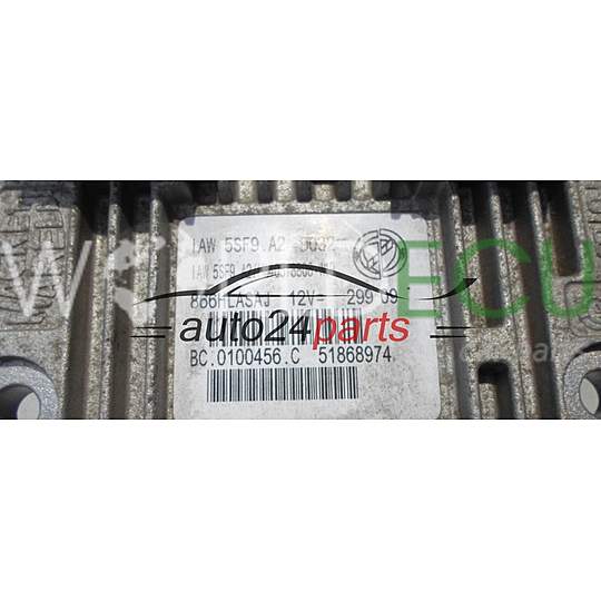 Centralita de motor UCE FIAT GRANDE PUNTO 1.4 IAW 5SF9.A2, IAW5SF9A2, 51868974