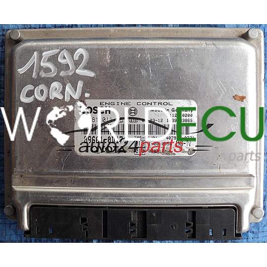 ECU ENGINE CONTROLLER TOYOTA YARIS 1.4 D-4D 89661-0D171 1ND-TV, 896610D171, BOSCH 0281011651, 0 281 011 651