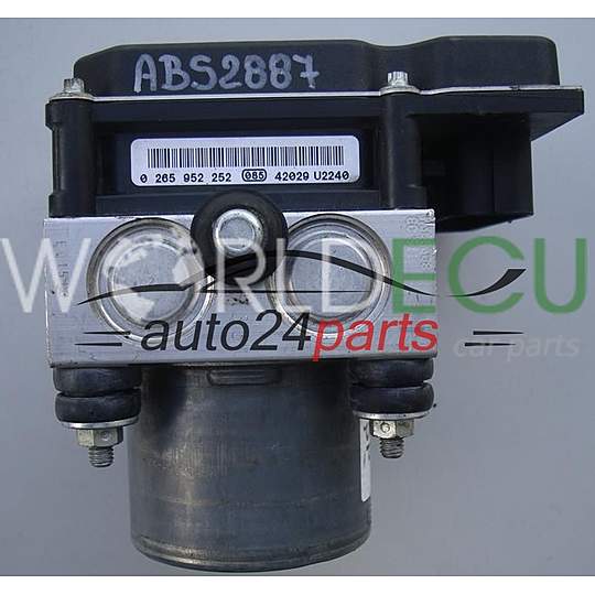 Abs Pump Module ALFA ROMEO MITO BOSCH 0 265 252 705, 0265252705, 51968089, 0265952252