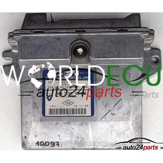 ECU CENTRALITA DE MOTOR RENAULT KANGOO CLIO 1.9, HOM 7 700 104 956, 7700104956, R04080009F