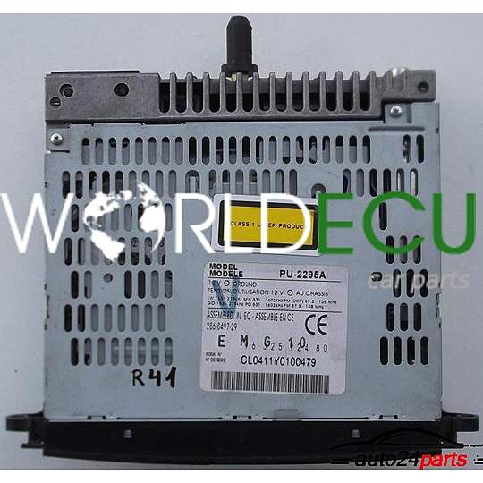 RADIO CD CITROEN PU-2295A / PU2295A / CLO411Y0100479 / 286-8497-29 / 286849729 / 9643180080